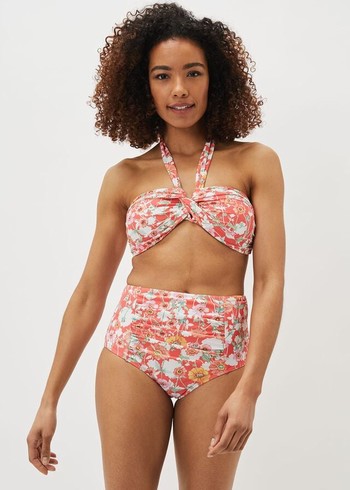 Phase Eight Jasmin Floral Swimwear Red Australia | ZH6827504